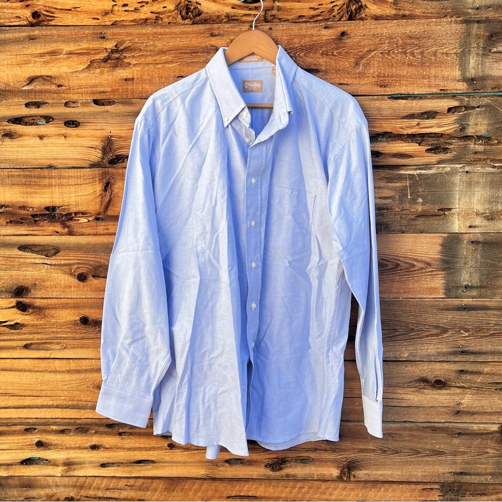 GITMAN BROS | Light Blue Button Down Shirt 17.5 36